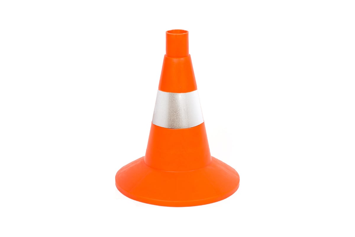 Дорожный конус Технология КС-1.6 320 мм, мягкий, 1 светоотражающая ...