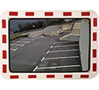 Дорожное зеркало со световозвращающей окантовкой Технология прямоугольное, 400x600 мм, Китай 00-00005902