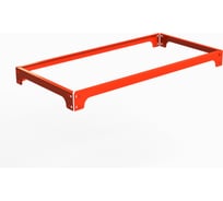 Полка ООО Металекс основная металлическая с комплектом траверс серии MID 1000x400 оранжево-чёрный 107106