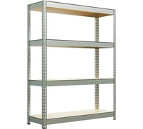Стеллаж IRONMEBEL optimus hook pro 2000x1500x900 мм, 4 яруса M-СГРФОЦ2000х1500х900х4