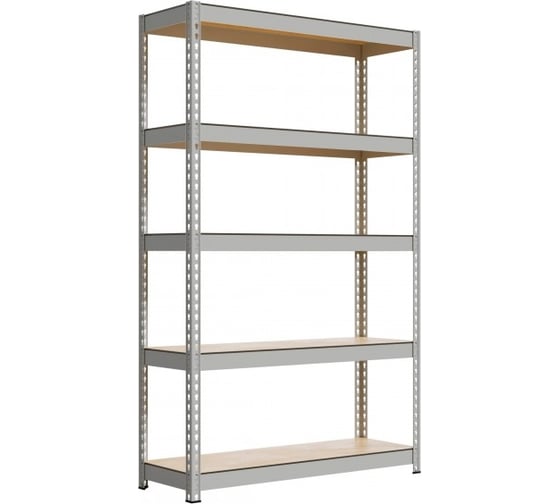 Стеллаж IRONMEBEL optimus hook pro 2500x1800x760 мм, 5 ярусов M-СГРФОЦ2500х1800х760х5