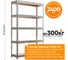 Стеллаж IRONMEBEL optimus hook pro 2000x1500x500 мм, 5 ярусов M-СГРФОЦ2000х1500х500х5 2