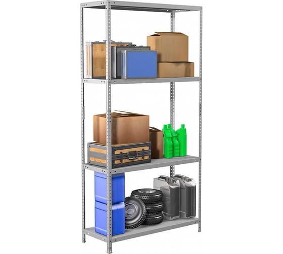 Стеллаж ПРАКТИК MS 200KD-100x40-4 S24099244402