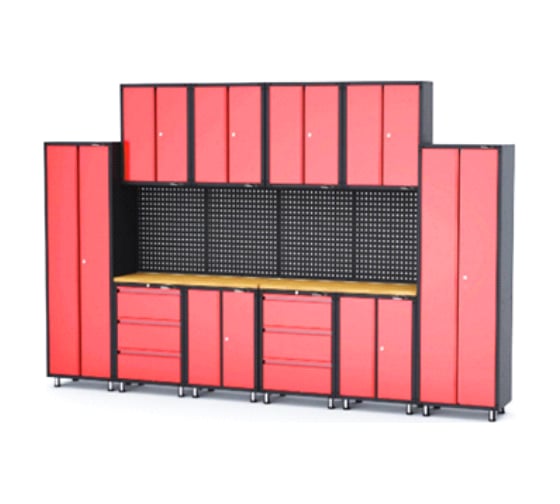 Комплект металлической гаражной мебели 12 предметов ROCKFORCE RF-01464(14946) 1