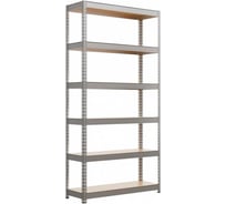 Стеллаж IRONMEBEL optimus hook pro 2500x1800x600 мм, 6 ярусов M-СГРФОЦ2500х1800х600х6