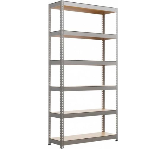 Стеллаж IRONMEBEL optimus hook pro 2500x1800x600 мм, 6 ярусов M-СГРФОЦ2500х1800х600х6 1