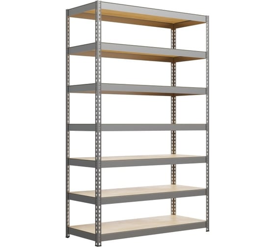 Стеллаж IRONMEBEL optimus hook pro 3000x1500x770 мм, 7 ярусов M-СГРФОЦ3000х1500х770х7