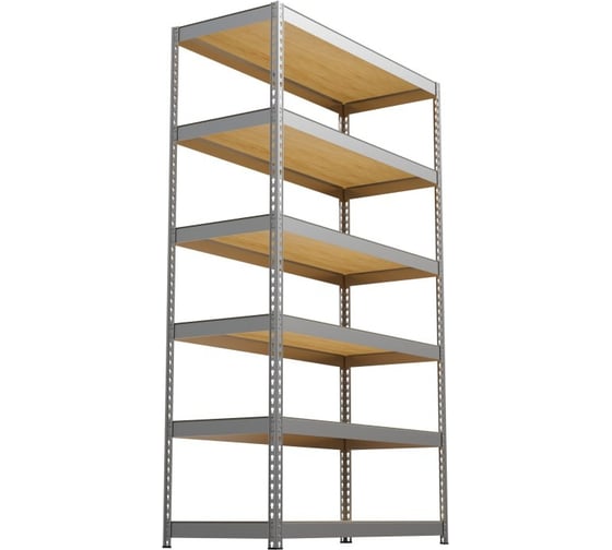 Стеллаж IRONMEBEL optimus hook pro 2500x1500x930 мм, 6 ярусов M-СГРФОЦ2500х1500х930х6