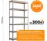 Стеллаж IRONMEBEL optimus hook pro 2500x1500x930 мм, 6 ярусов M-СГРФОЦ2500х1500х930х6 1