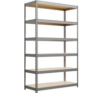 Стеллаж IRONMEBEL optimus hook pro 2500x1500x500 мм, 6 ярусов M-СГРФОЦ2500х1500х500х6