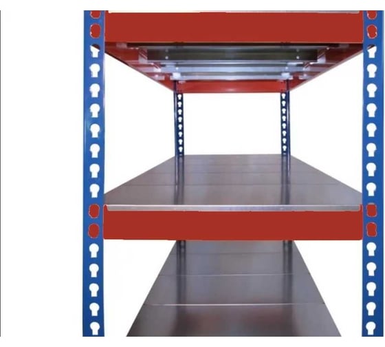 Инструментальный стеллаж 4 полки 1500х600х2000 KlestO GR204-615 1000805