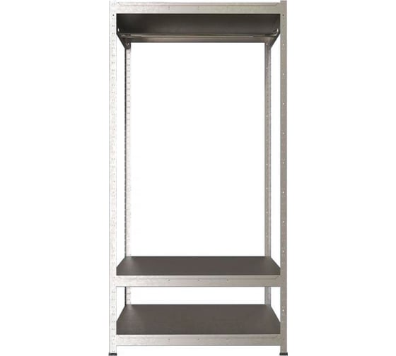 Металлический стеллаж ООО Комус flhit hang 3 полки, штанга 912x600x1824 оцинк 1381507 1