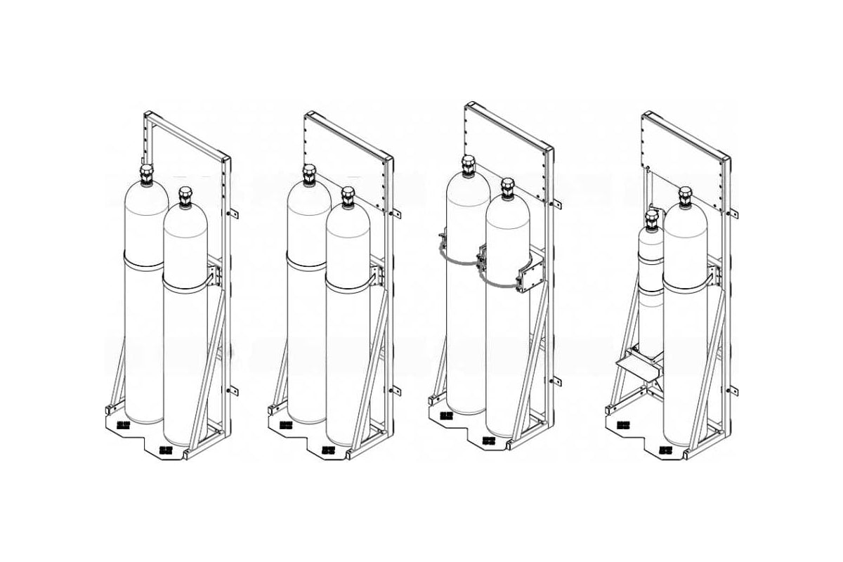 Стойка для газовых баллонов ООО 