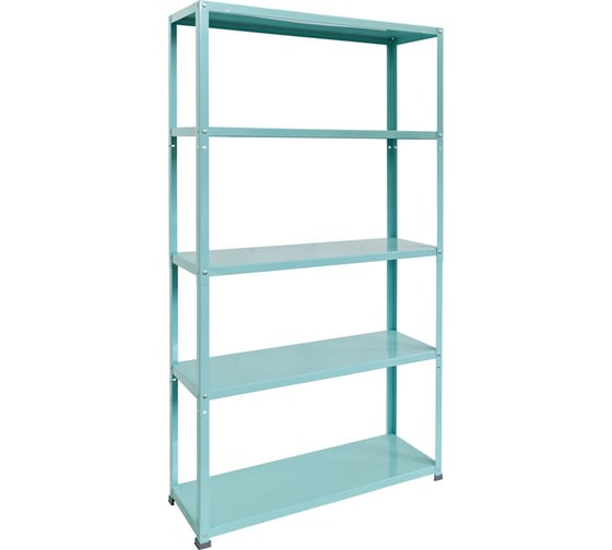 Стеллаж AR SHELVING COOLOUR 30 бирюзовый, 5 полок, на болтах K1PP030BC6027CI