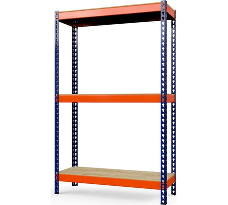 Стеллаж ГТС Профи 2000x1240x500 мм, 3 яруса, фанера 99-201250303С