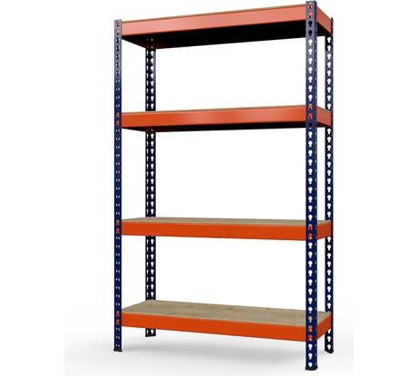 Стеллаж ГТС Профи 2000x1240x655 мм, 4 яруса, фанера 99-201246554С