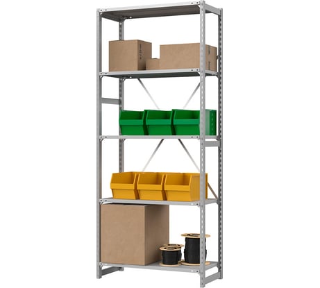 Стеллаж ГТС Универсал 2200x1060x300 мм, 5 полок 99-180830497С