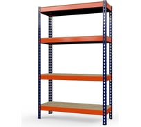 Стеллаж ГТС Профи 2500x1540x770 мм, 4 яруса, фанера 99-251547704С