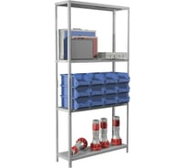 Металлический стеллаж BRABIX MS-185/30/70-4 1850x700x300 мм, 4 полки 291102