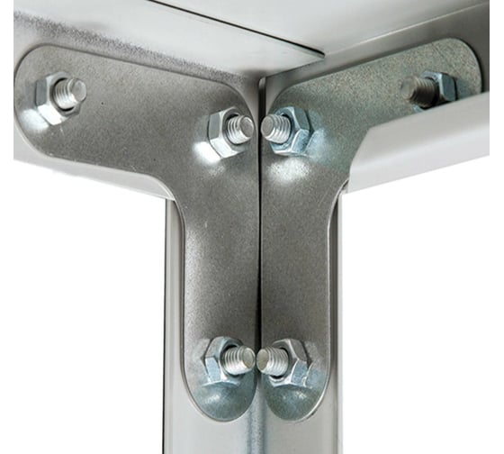 Металлический стеллаж BRABIX MS-150/40/70-4 1500x700x400 мм, 4 полки 291101