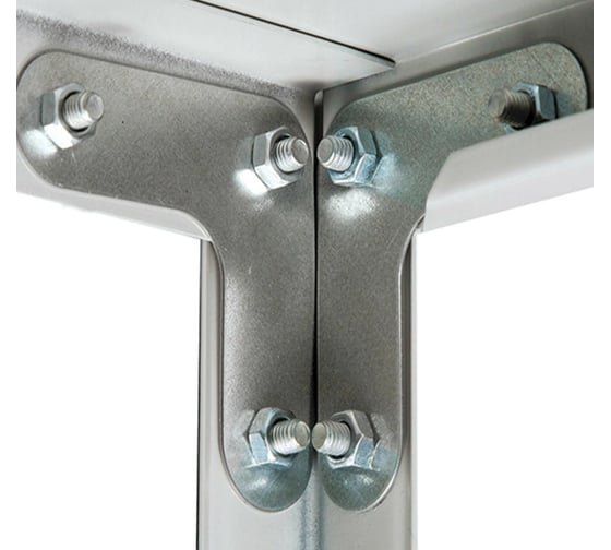 Металлический стеллаж BRABIX MS Plus-200/40-5 2000x1000x400 мм, 5 полок 291109