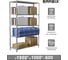 Металлический стеллаж BRABIX MS KD-195/60-5 1950х1000х600 мм 5 полок сборная стойка 291121 12