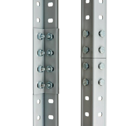 Металлический стеллаж BRABIX MS KD-185/60-4 1850х1000х600 мм, 4 полки, сборная стойка 291117