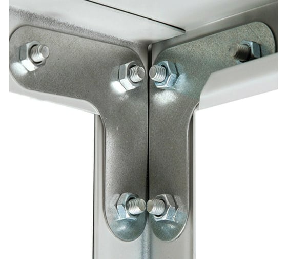 Металлический стеллаж BRABIX MS KD-185/30-4 1850х1000х300 мм, 4 полки, сборная стойка 291114