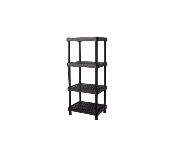 Вентилируемый стеллаж Blocker Expert 60x45 4 полки черный BR3801ЧР