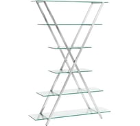 Стеллаж Стул Груп Гейт прозрачное стекло, сталь серебро EDCS-006