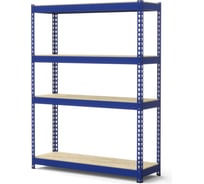 Стеллаж IRONMEBEL Optimus Hook Pro крашенный 2000x1540x500 мм, 4 яруса M-СГРФКР2000х1540х500х4