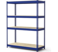 Стеллаж IRONMEBEL Optimus Hook Pro крашенный 2000x1540x655 мм, 4 яруса M-СГРФКР2000х1540х655х4 34266187