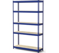 Стеллаж IRONMEBEL Optimus Hook Pro крашенный 2500x1540x500 мм, 5 ярусов M-СГРФКР2500х1540х500х5