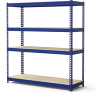 Стеллаж IRONMEBEL Optimus Hook Pro крашенный 2000x1845x655 мм, 4 яруса M-СГРФКР2000х1845х655х4