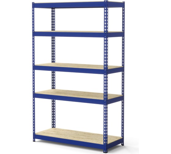 Стеллаж IRONMEBEL Optimus Hook Pro крашенный 2500x1540x655 мм, 5 ярусов M-СГРФКР2500х1540х655х5 1