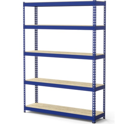 Стеллаж IRONMEBEL Optimus Hook Pro крашенный 2500x1845x500 мм, 5 ярусов M-СГРФКР2500х1845х500х5