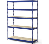 Стеллаж IRONMEBEL Optimus Hook Pro крашенный 2500x1845x655 мм, 5 ярусов M-СГРФКР2500х1845х655х5