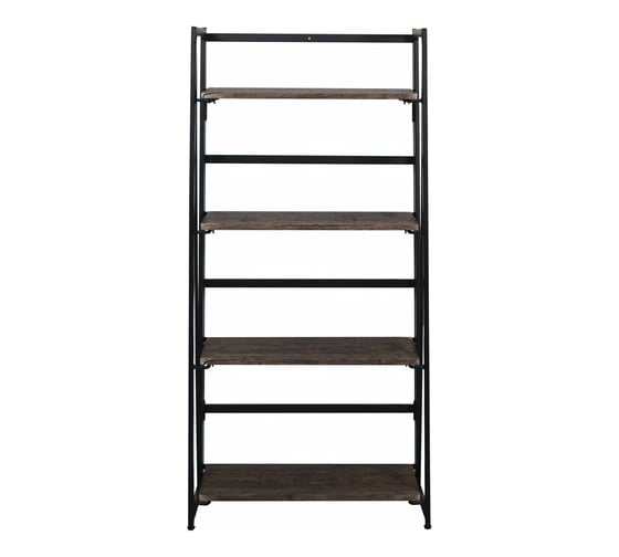 Стеллаж на металлокаркасе BRABIX LOFT SH-001 600х300х1250 мм, складной, цвет морёный дуб 641228