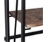 Стеллаж на металлокаркасе BRABIX LOFT SH-001 600х300х1250 мм, складной, цвет морёный дуб 641228 9