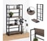 Стеллаж на металлокаркасе BRABIX LOFT SH-001 600х300х1250 мм, складной, цвет морёный дуб 641228 11