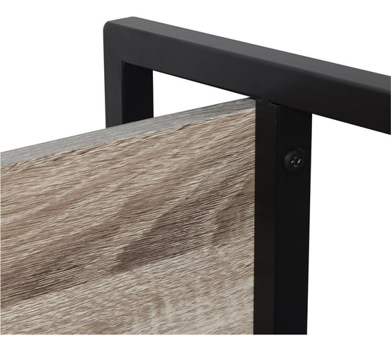 Стеллаж на металлокаркасе BRABIX LOFT SH-002 600х350х845 мм, цвет дуб антик 641232