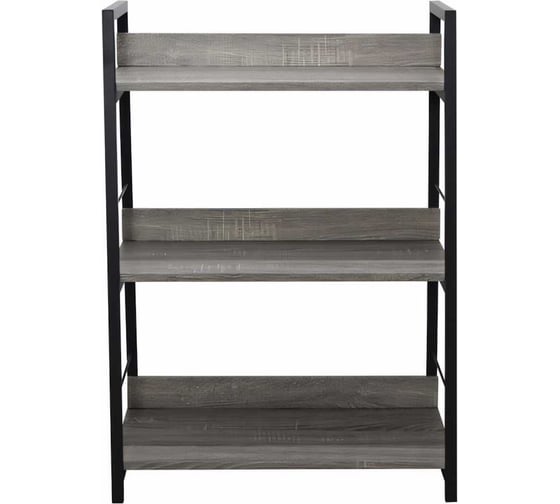 Стеллаж на металлокаркасе BRABIX LOFT SH-002 600х350х845 мм, цвет дуб антик 641232
