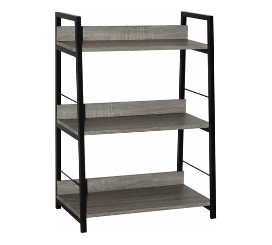 Стеллаж на металлокаркасе BRABIX LOFT SH-002 600х350х845 мм, цвет дуб антик 641232 1