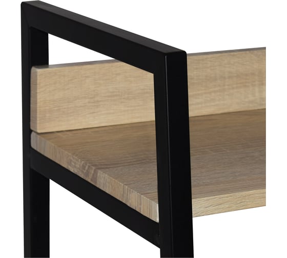 Стеллаж на металлокаркасе BRABIX LOFT SH-002 600х350х845 мм, цвет дуб натуральный 641233
