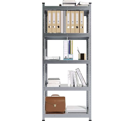 Стеллаж металлический First Logistik HIT 760x300x1824/ 5 полок, оцинкованный LS 760318.5М00-000