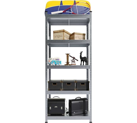 Стеллаж металлический First Logistik HIT 760x400x1824/ 5 полок, оцинкованный LS 760418.5М00-000