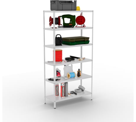 Стеллаж Volazzi Home 6 полок 1000х300х2000 6207904