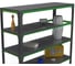 Стеллаж ООО Металекс Metalex Kit Comfort 2400х1600х400 6 полок, серо-зеленый 202348 6
