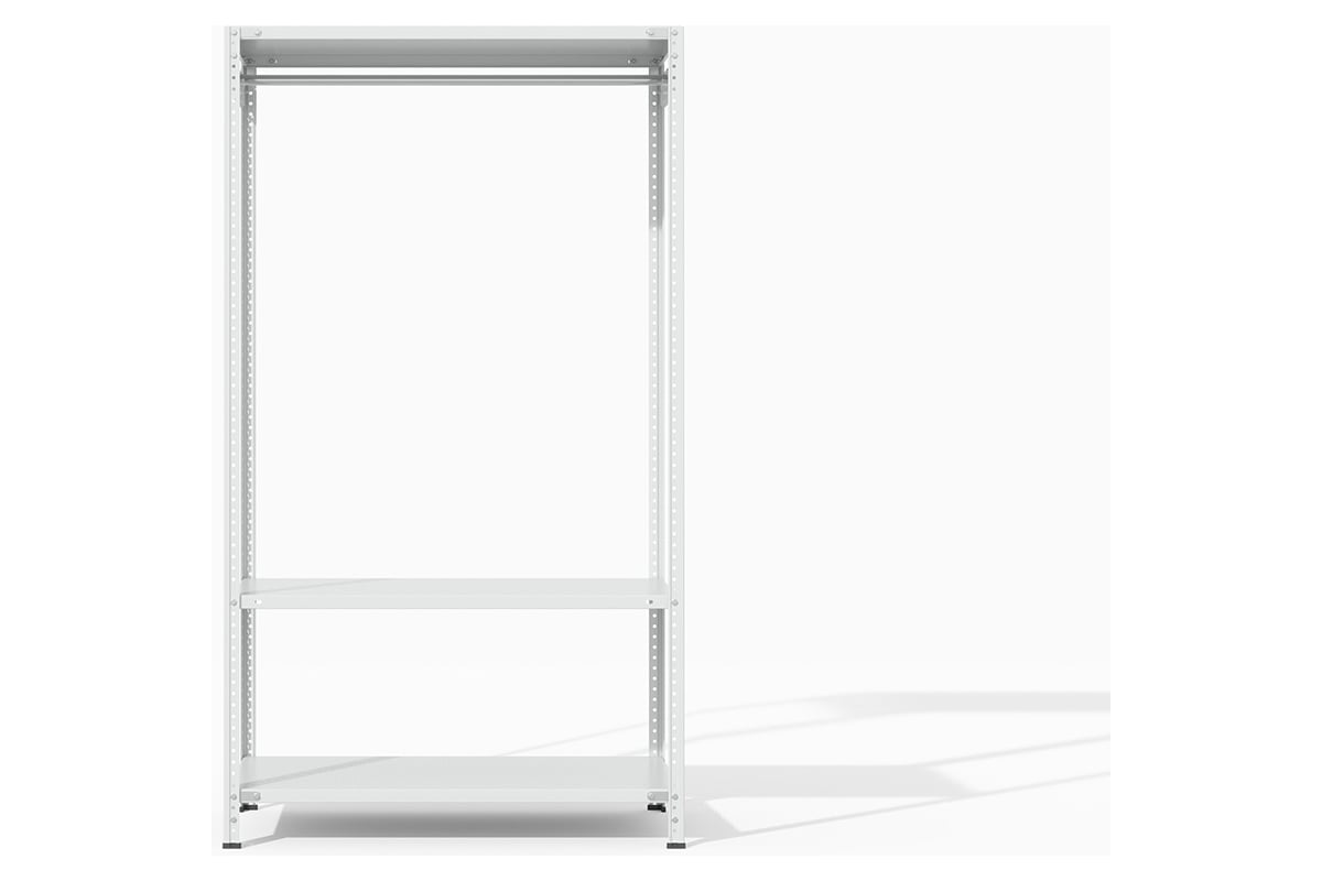 Стеллаж металлический ГТС ТС Лайт ВЕШАЛКА, 1800x1000x500 полки: 3 шт ...