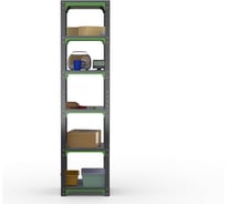 Стеллаж Metalex Kit Comfort 2200х400х600 6-ть полок (Серо-зеленый) / ООО Металекс 202041
